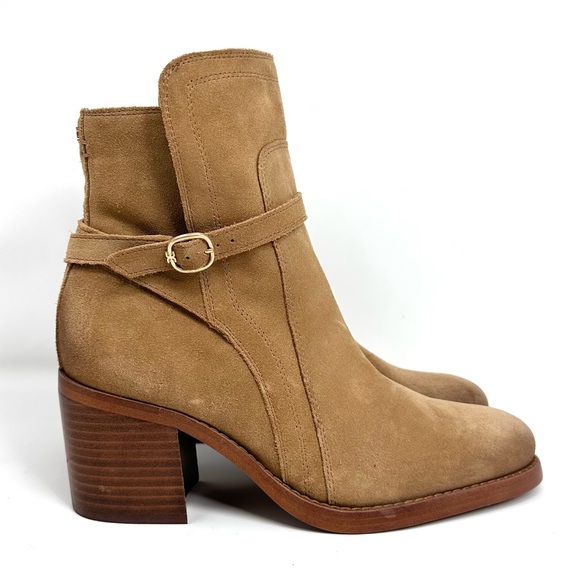 Sam Edelman Simona Suede Block Heel Booties - Picture 3 of 14